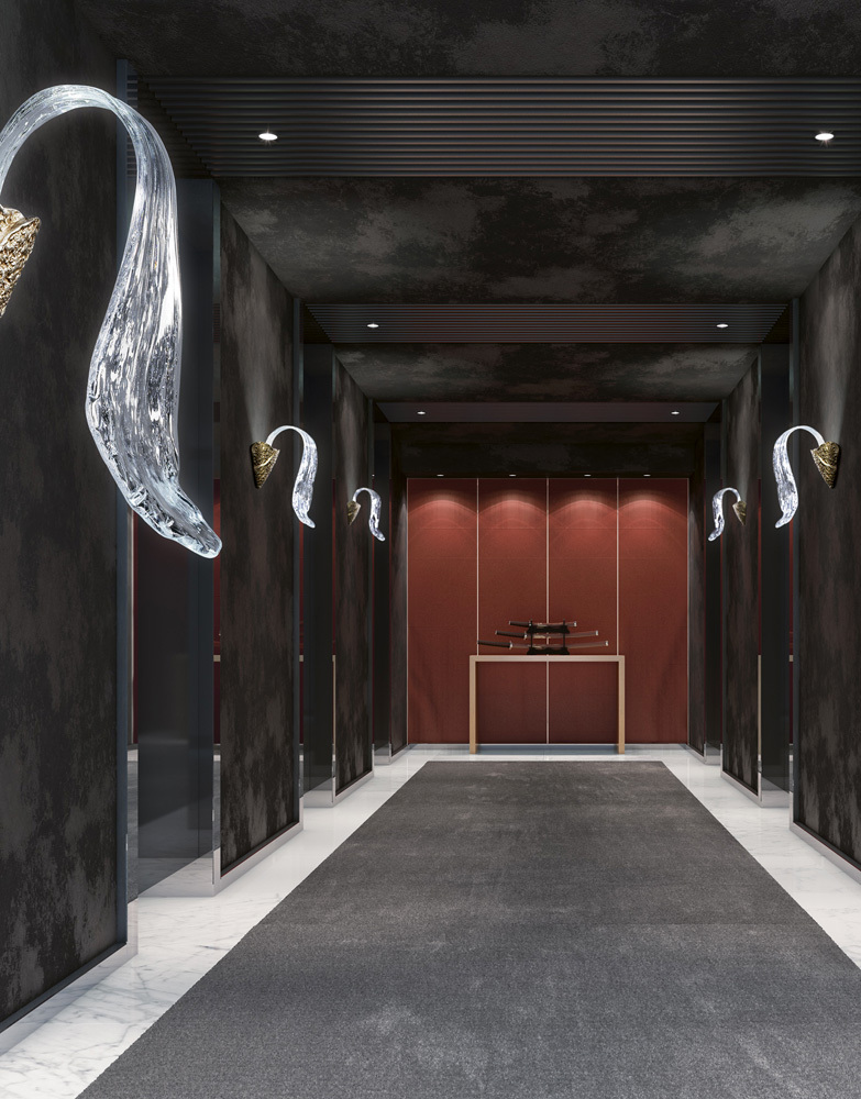 Настенный светильник Serip AP1454/3-FO