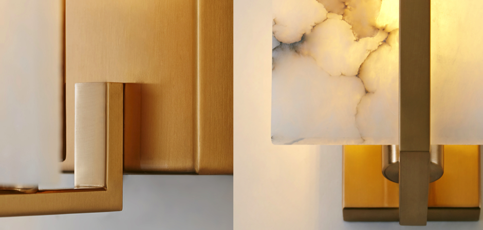 Бра Marble Square Wall Lamp By Imperiumloft