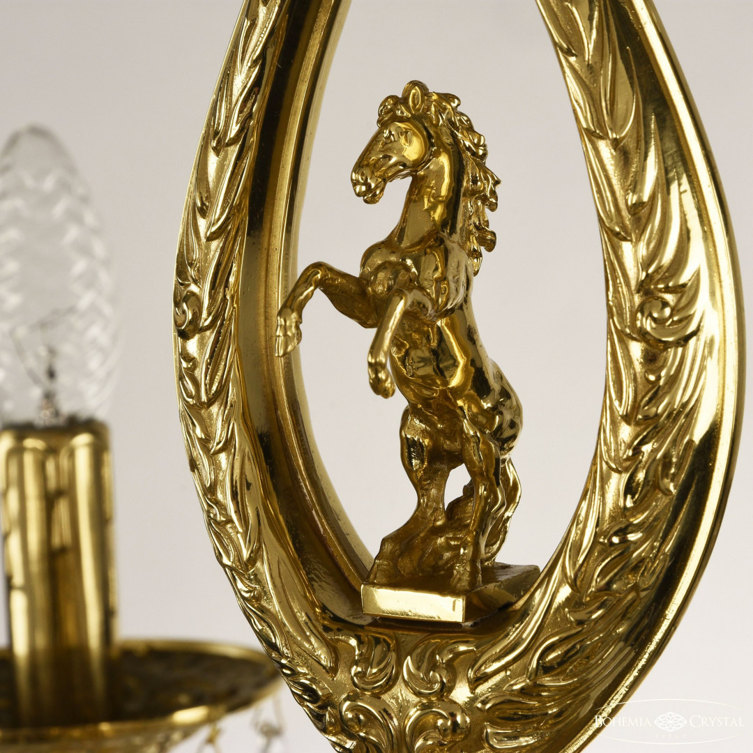 Люстра бронзовая с хрусталём 71402/5/175 A G FH1S