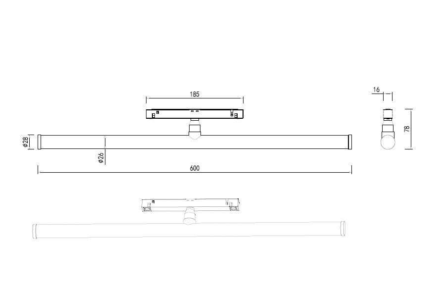 Светильник для т Donolux DL20302WW16B