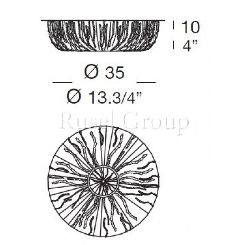 Потолочный светильник Leucos CAMPIELLO PL35 (GALLERY)
