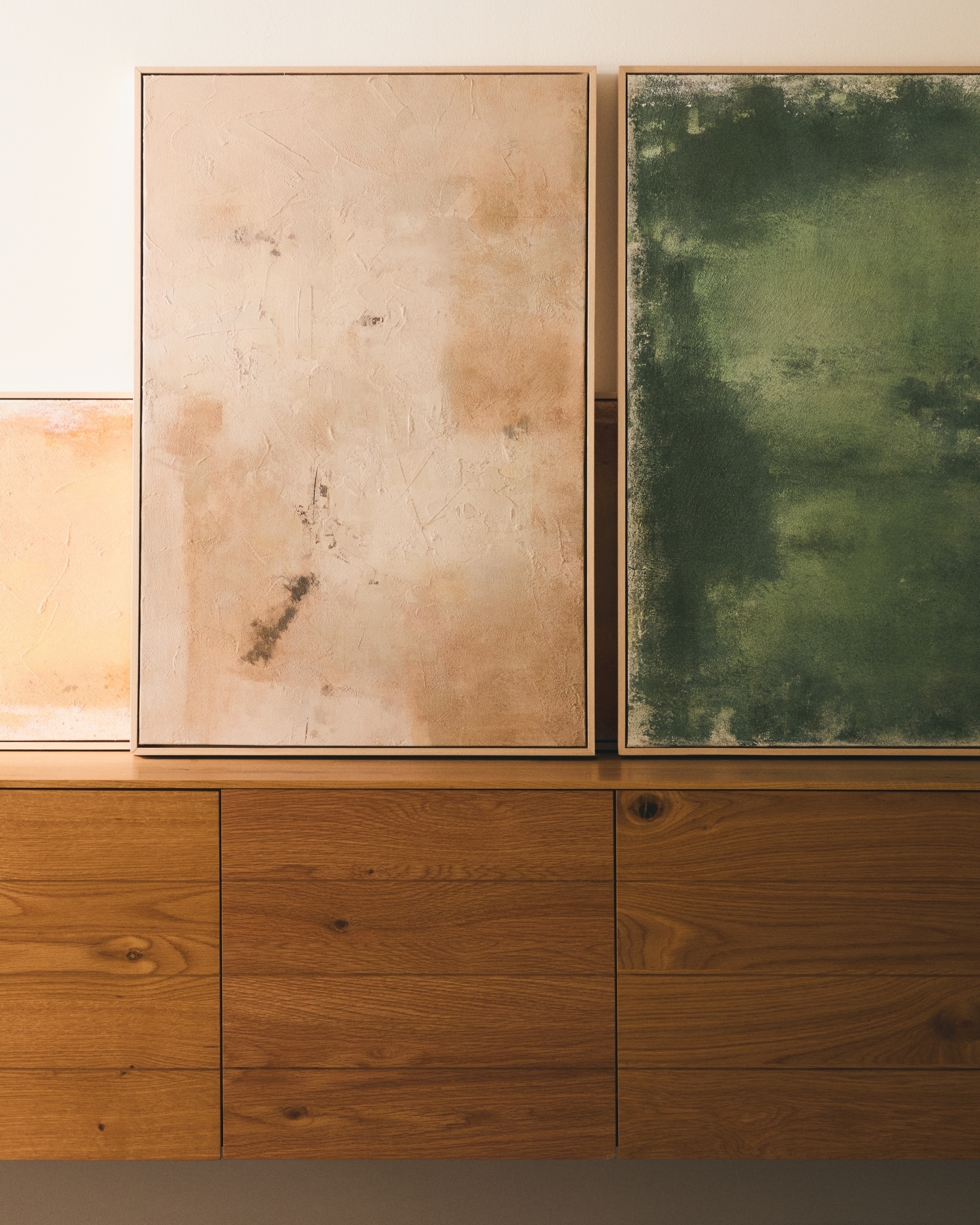 Абстрактная картина Selnar зеленая 60 x 90 см La Forma (ex Julia Grup)