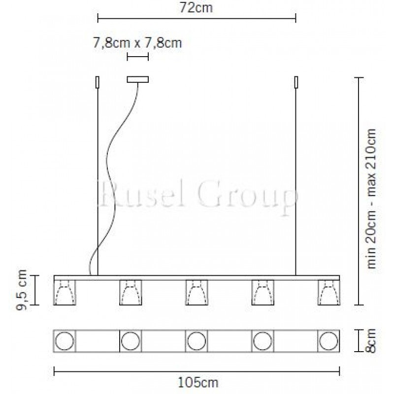 Подвесной светильник Fabbian Cubetto Black Glass D28 A06 02