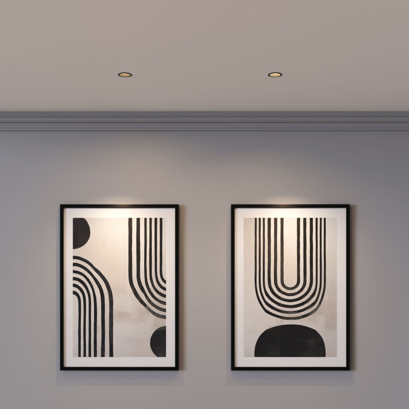 Встраиваемый светильник Elektrostandard 25059/01 черный