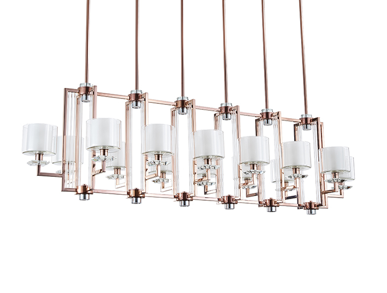 Подвесной светильник Newport 4408+6/S black nickel