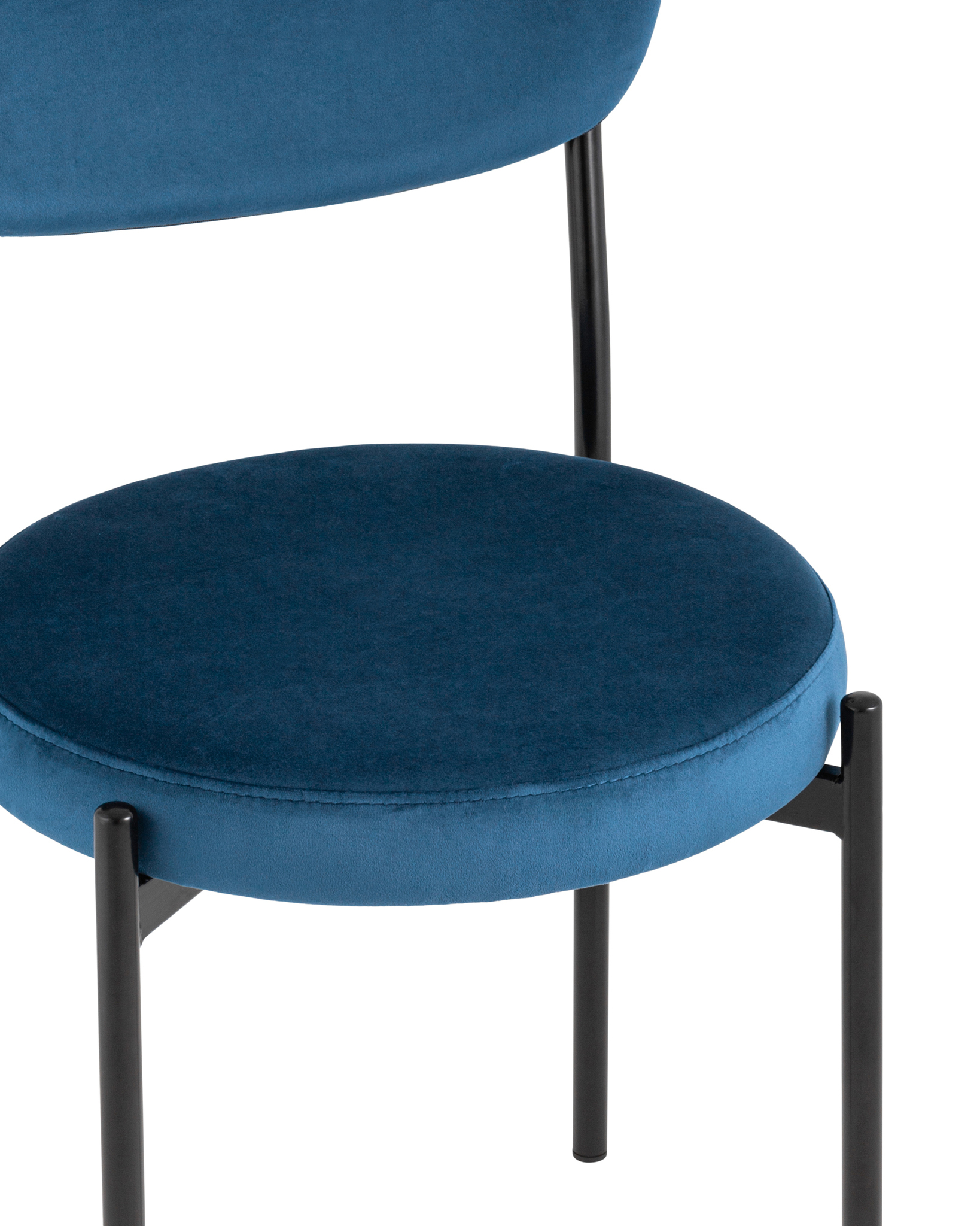 Стул Бриф велюр синий Stool Group