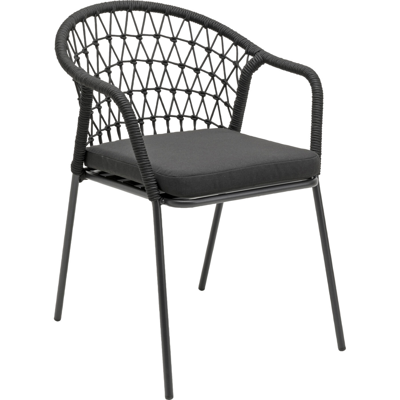 Кресло уличное Riomaggiore Black KARE 71101