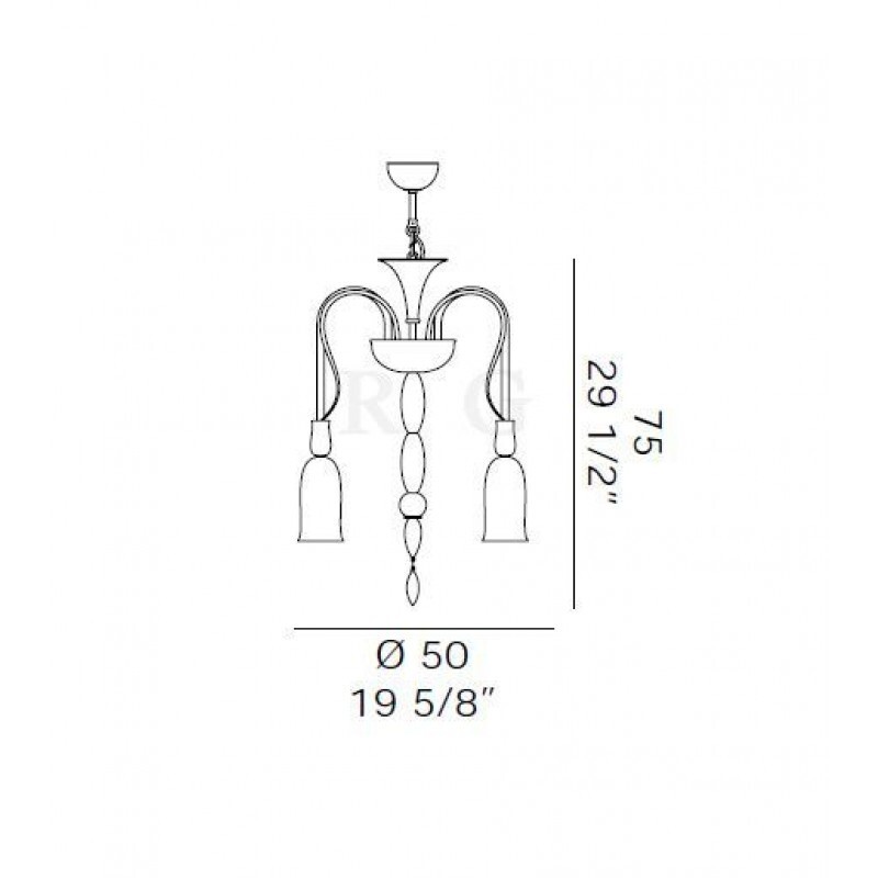 Люстра De Majo 7095 K6