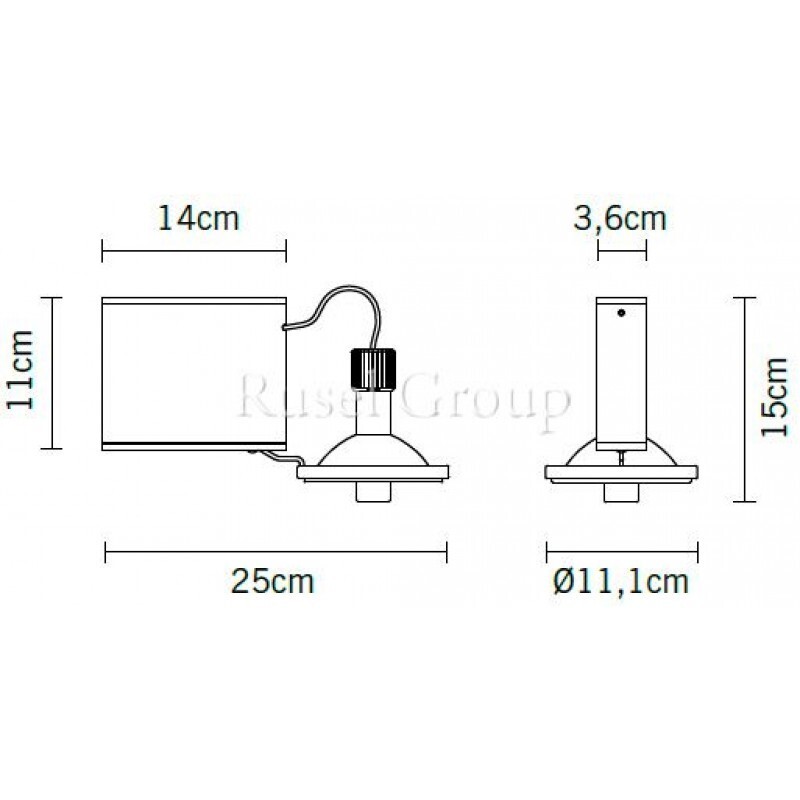 Настенно-потолочный светильник Fabbian Orbis D70 G07 01 Настенно-потолочный светильник Fabbian Orbis D70 G07 01