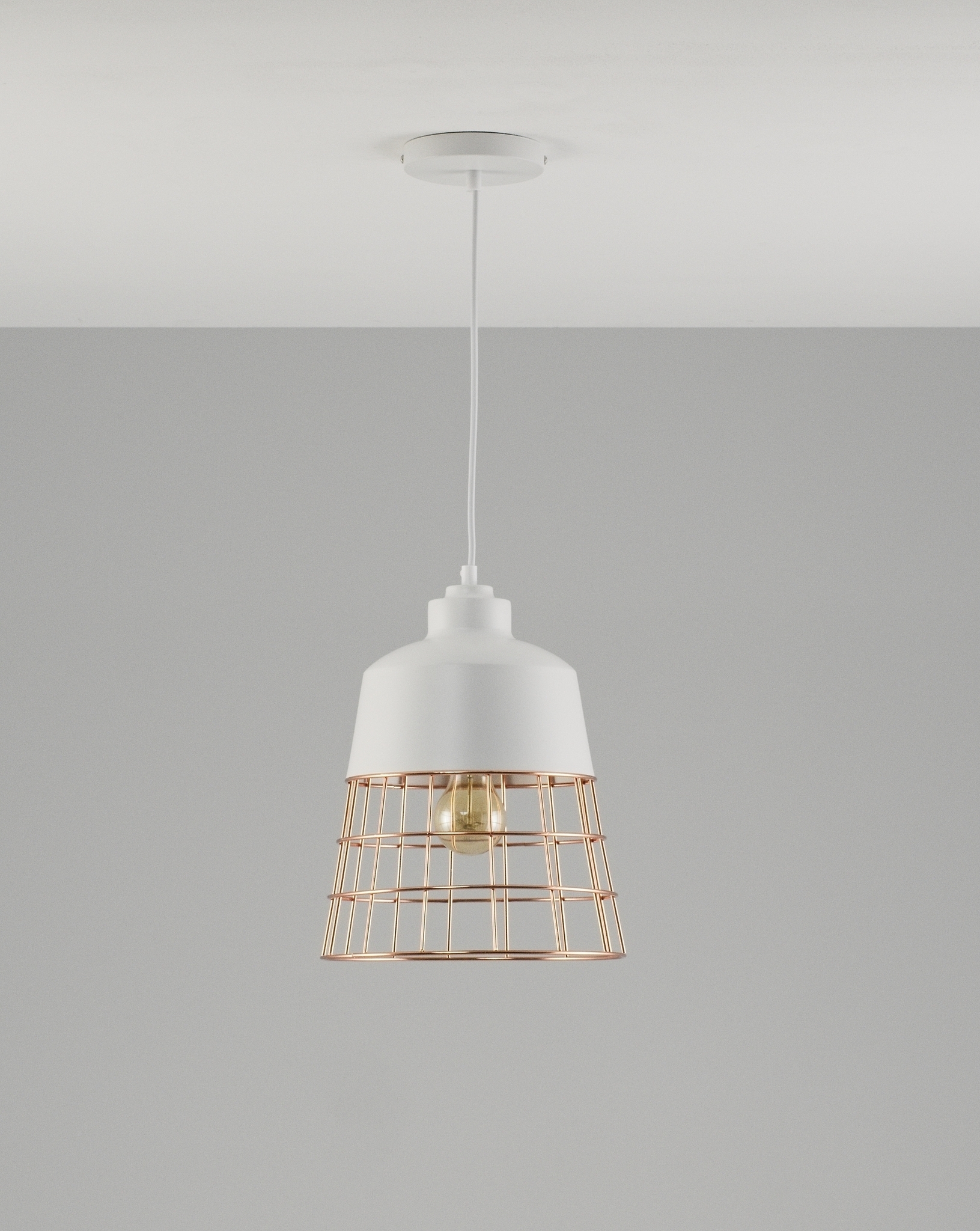 Подвесной светильник Moderli GD-C213-A белый Lora 1*E27*60W