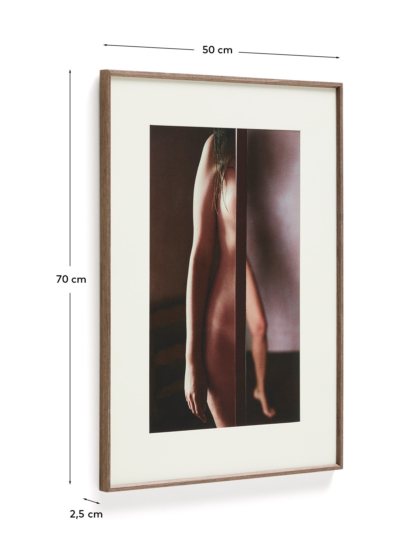 Картина Zavira с фотографией женской фигуры 50 х 70 см La Forma (ex Julia Grup)
