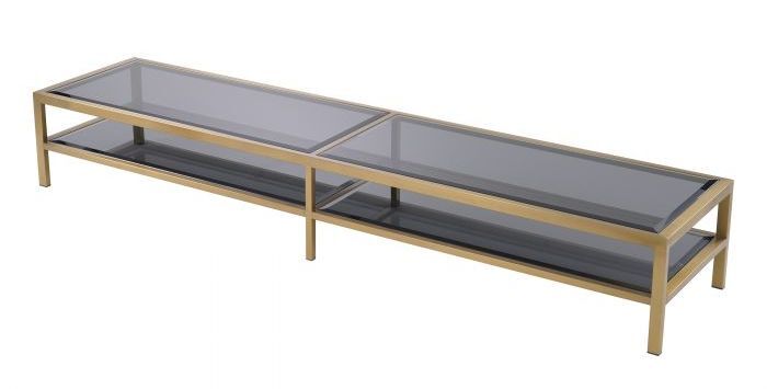 Тумба под тв Eichholtz Duel brushed brass finish 115476