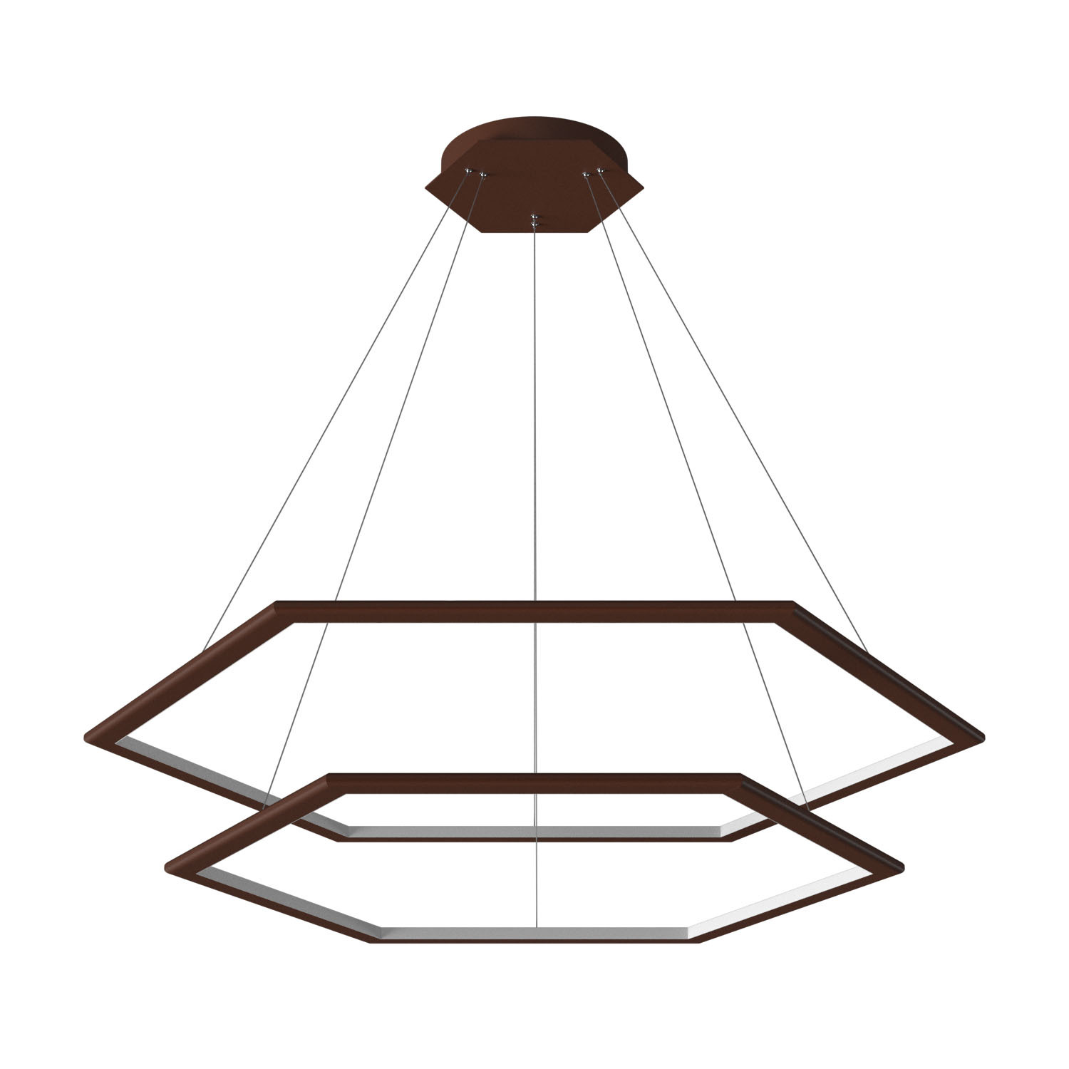 Подвесной светодиодный светильник Ledron GALAXY COMBO 2 Brown 3000K