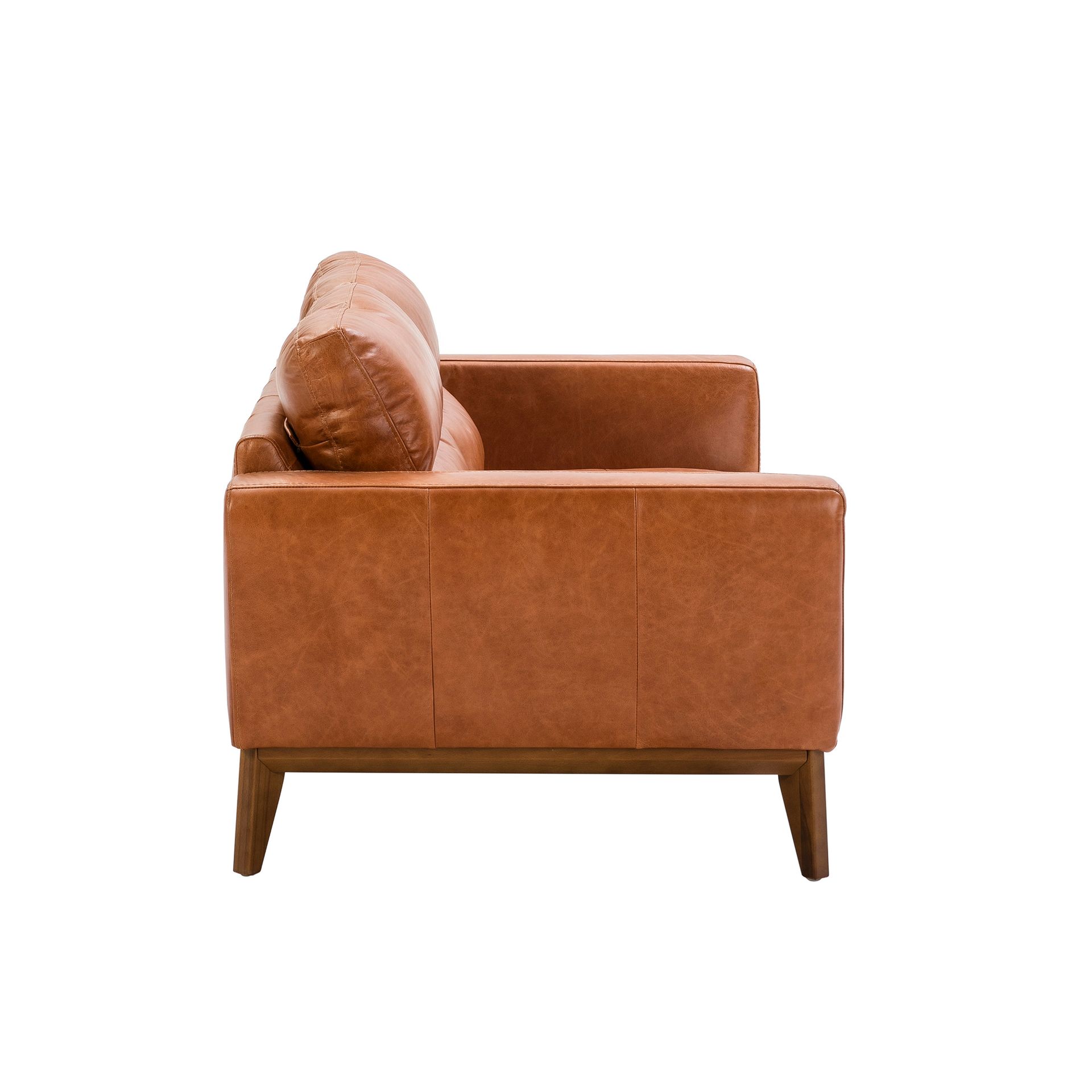 Диван из кожи KF1016-2P /6046 светло-коричневый Angel Cerda