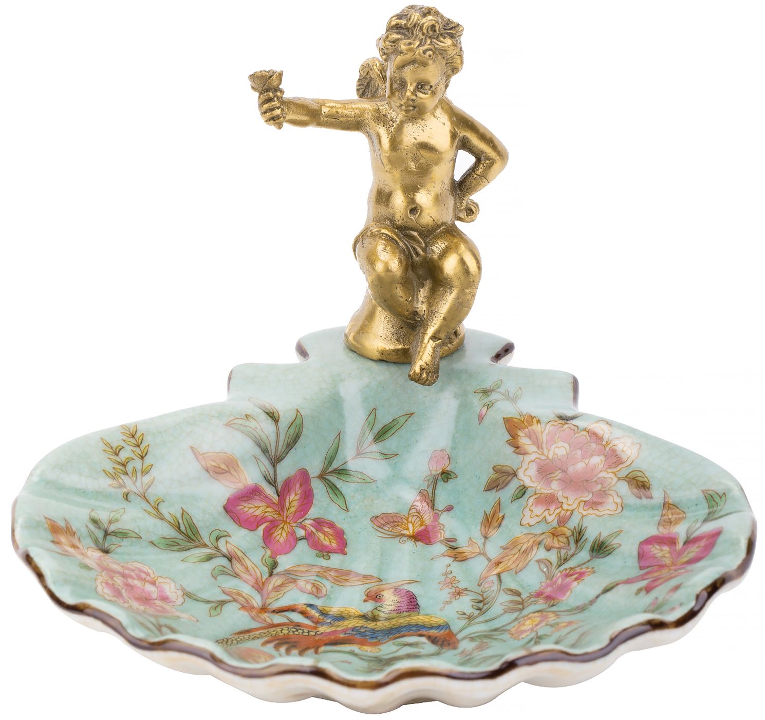 Блюдо с ангелом Glasar 31G2570/C562C/HLD1533