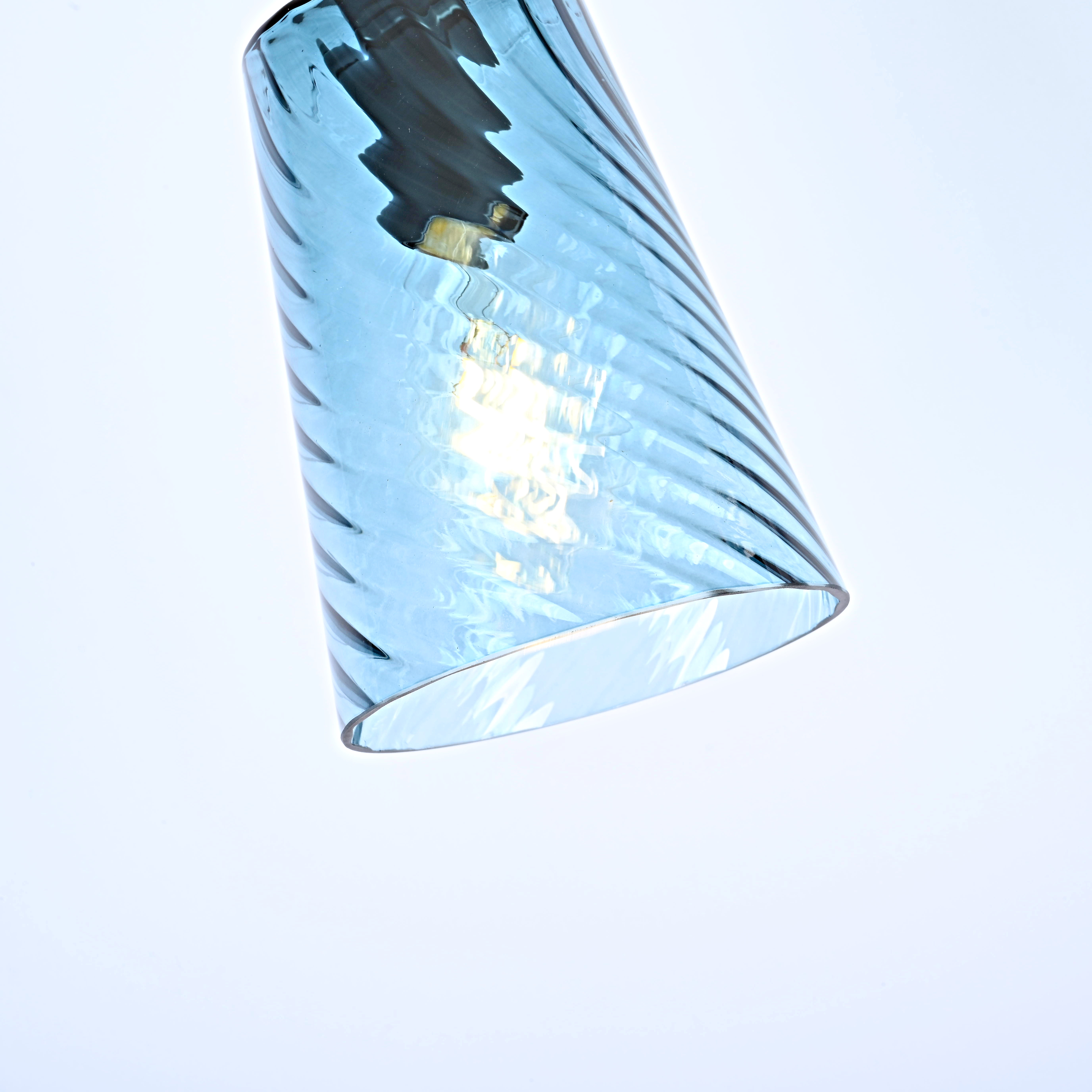 Подвесной Светильник Cl Rib C Blue By Imperiumloft