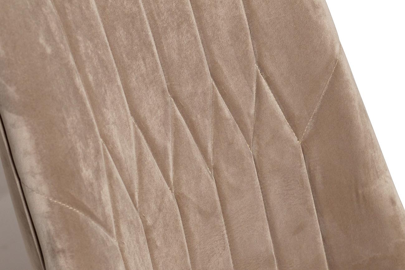 Стул велюровый жемчужно-серый Garda Decor 48MY-3526 PEG