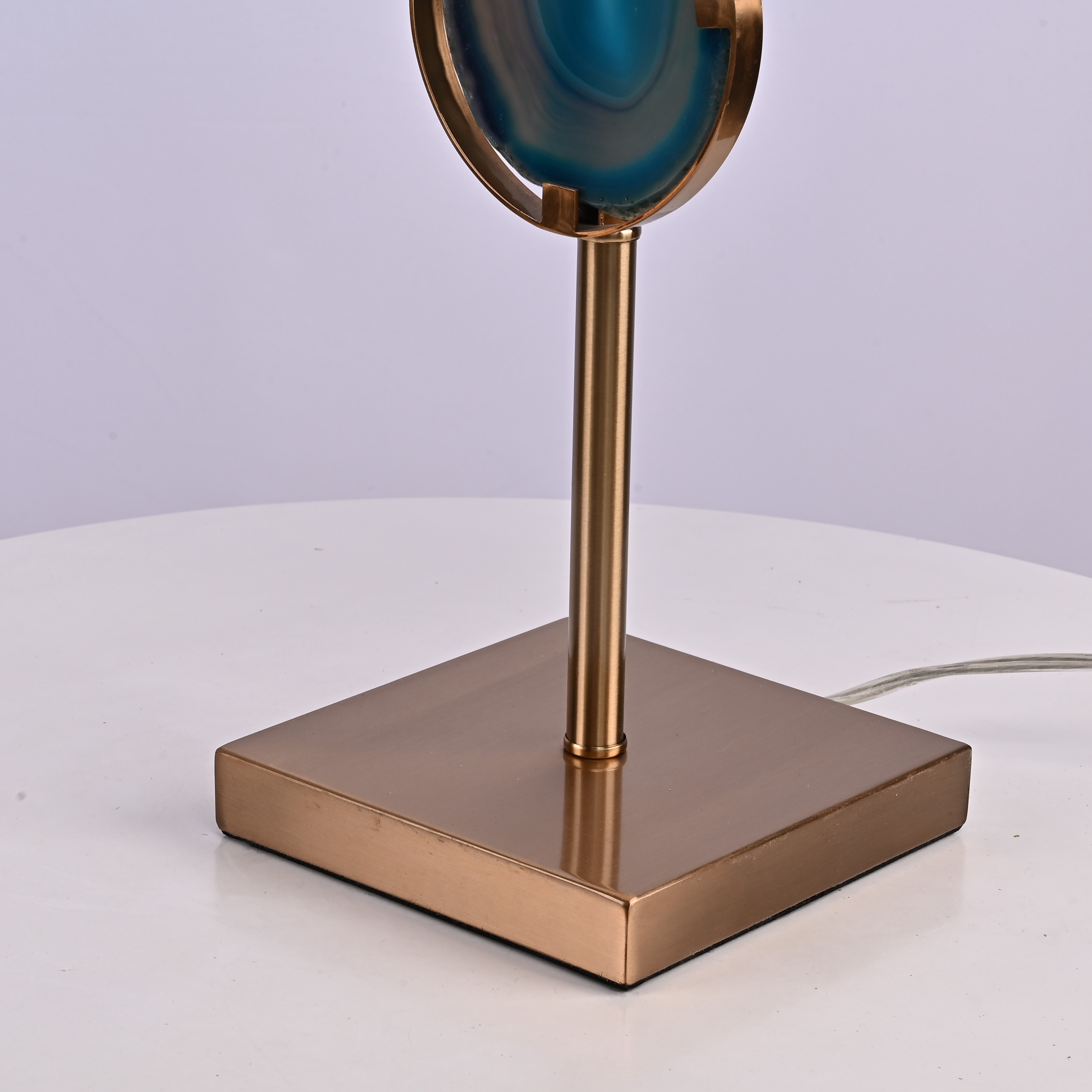 Настольная Лампа Blue Agate Table Lamp By Imperiumloft