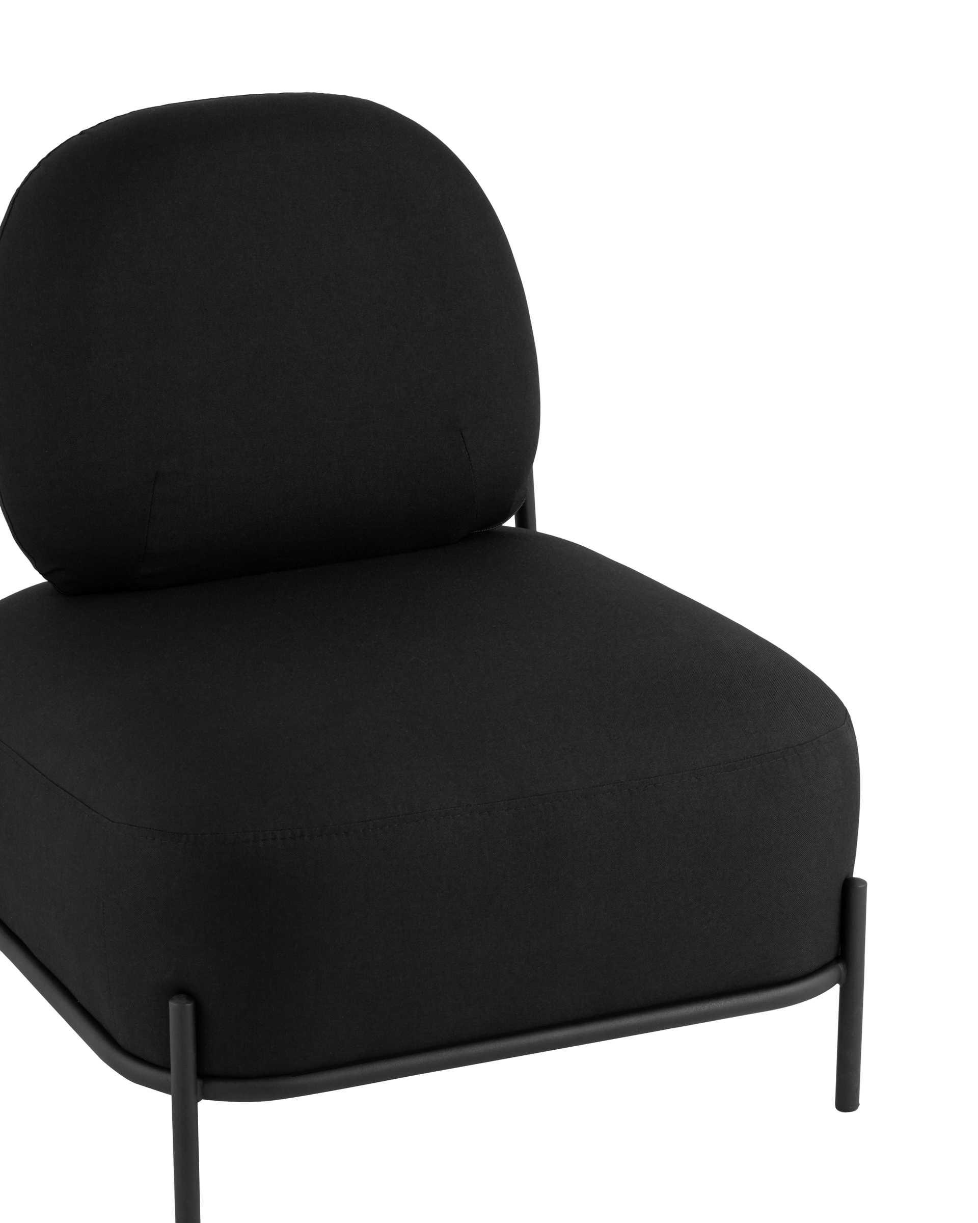 Кресло Стоун рогожка черный Stool Group