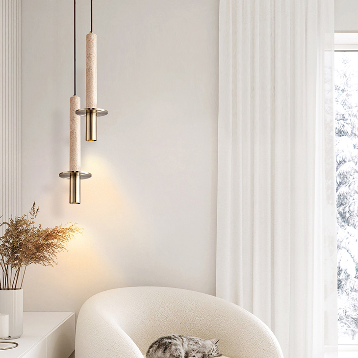 Подвесной светильник HAGBART DUO Brass by ImperiumLoft