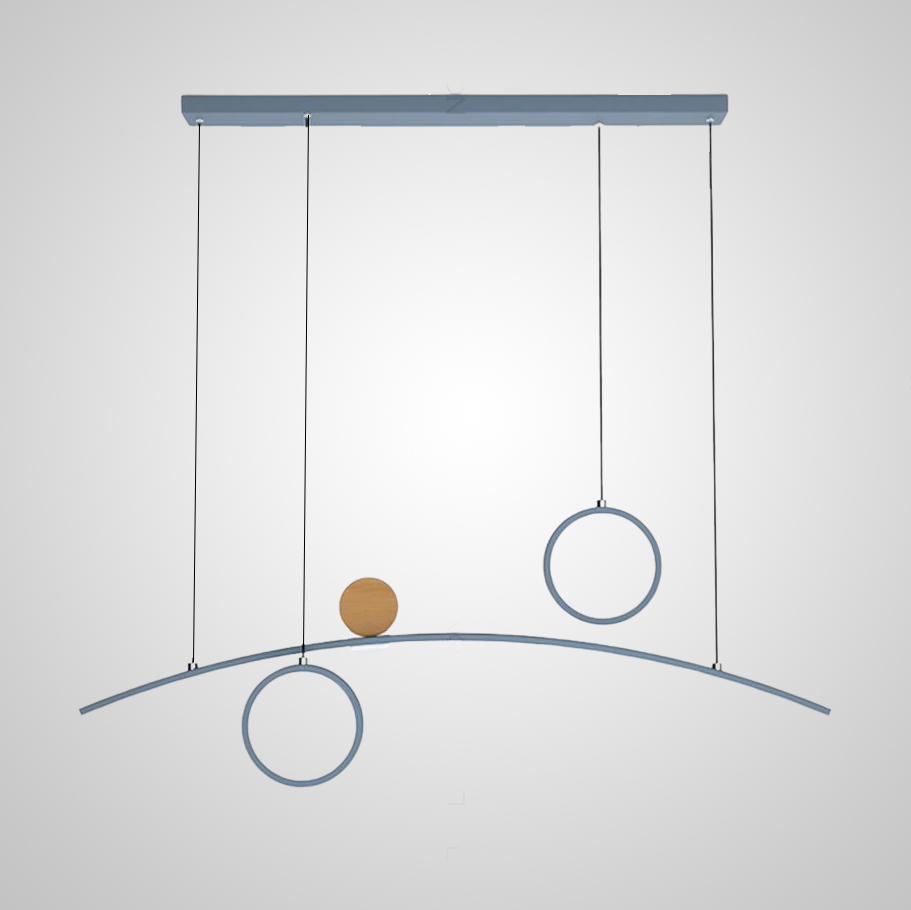 Подвесной светильник ABIGAIL LONG Black by ImperiumLoft