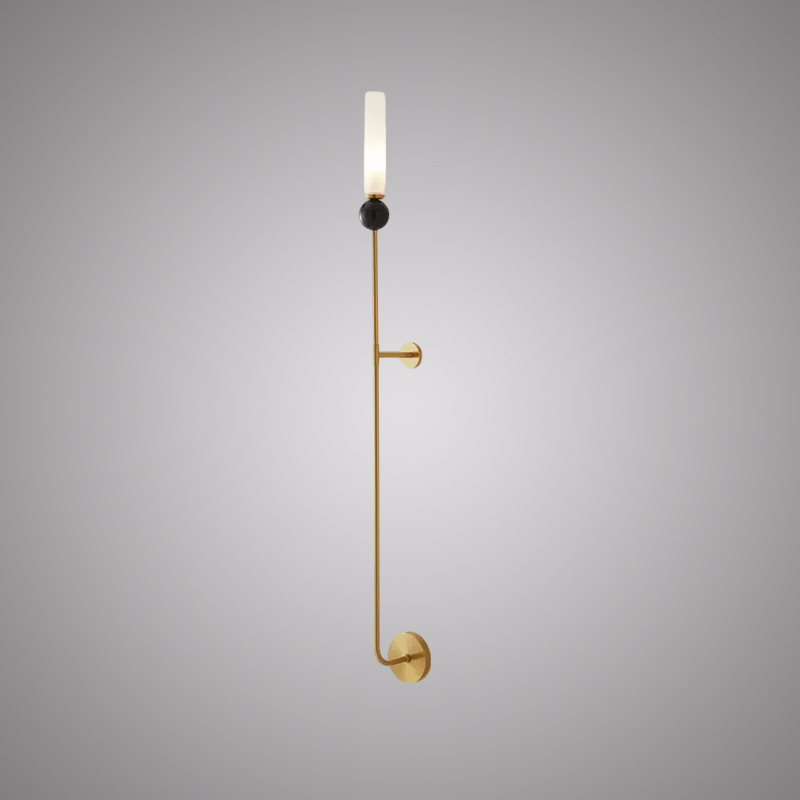 Настенный светильник CYLINDER WALL H115 Brass by ImperiumLoft
