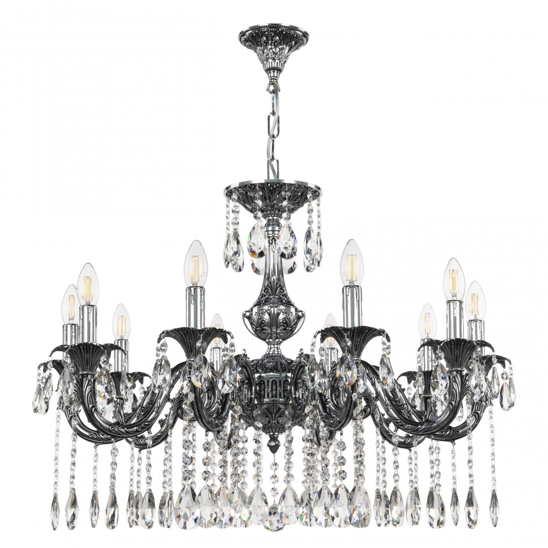 Люстра с хрустальными подвесками AL79101/10/250 A NB Bohemia Ivele Crystal