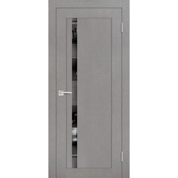 Межкомнатная дверь Graf PST-8 Зеркало тонированное серый ясень (2000 х 800)