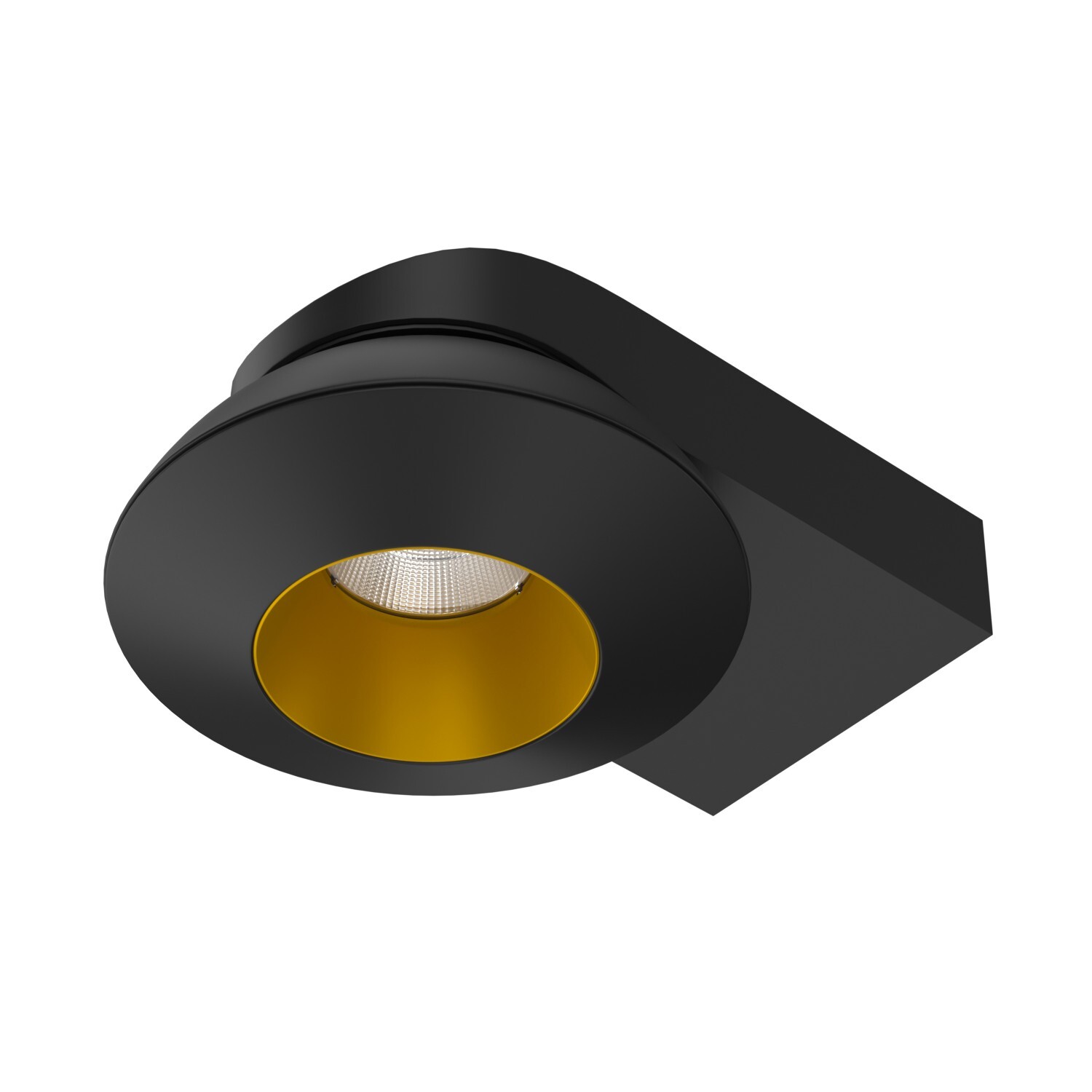 Накладной  светодиодный светильник Ledron KRIS SLIM Black-Gold