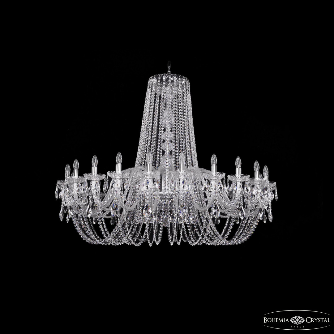 Люстра хрустальная 1402/24/530 Ni