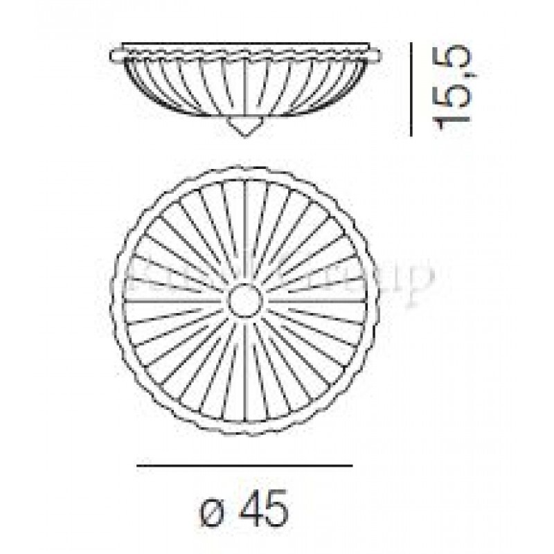 Потолочный светильник Vistosi MORRISE PL 45