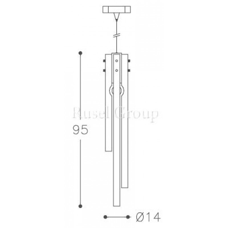 Подвесной светильник Italamp Stalactite G&R20