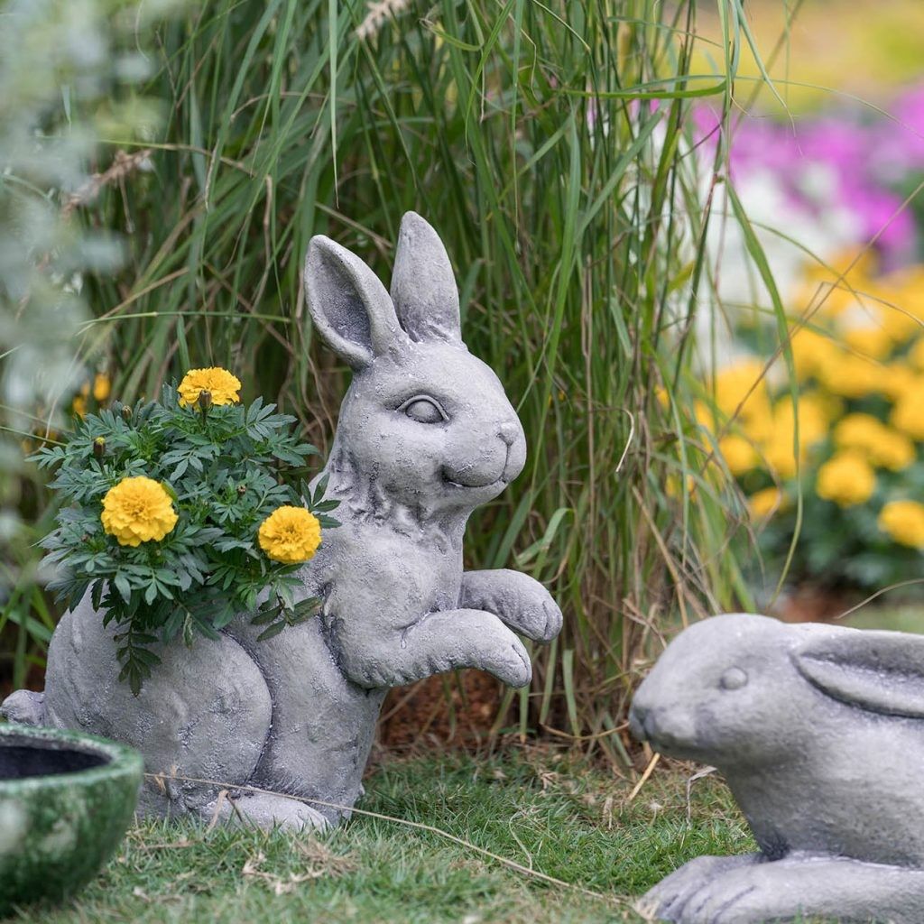 Кашпо Зайчик Glasar D76706