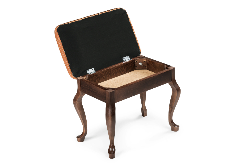 Банкетка Woodville Лусте венге / ткань коронка 515163