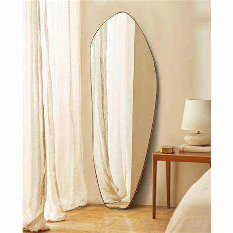 Organic XL Silver Зеркало в полный рост в раме Smal Art-Zerkalo SM125SL