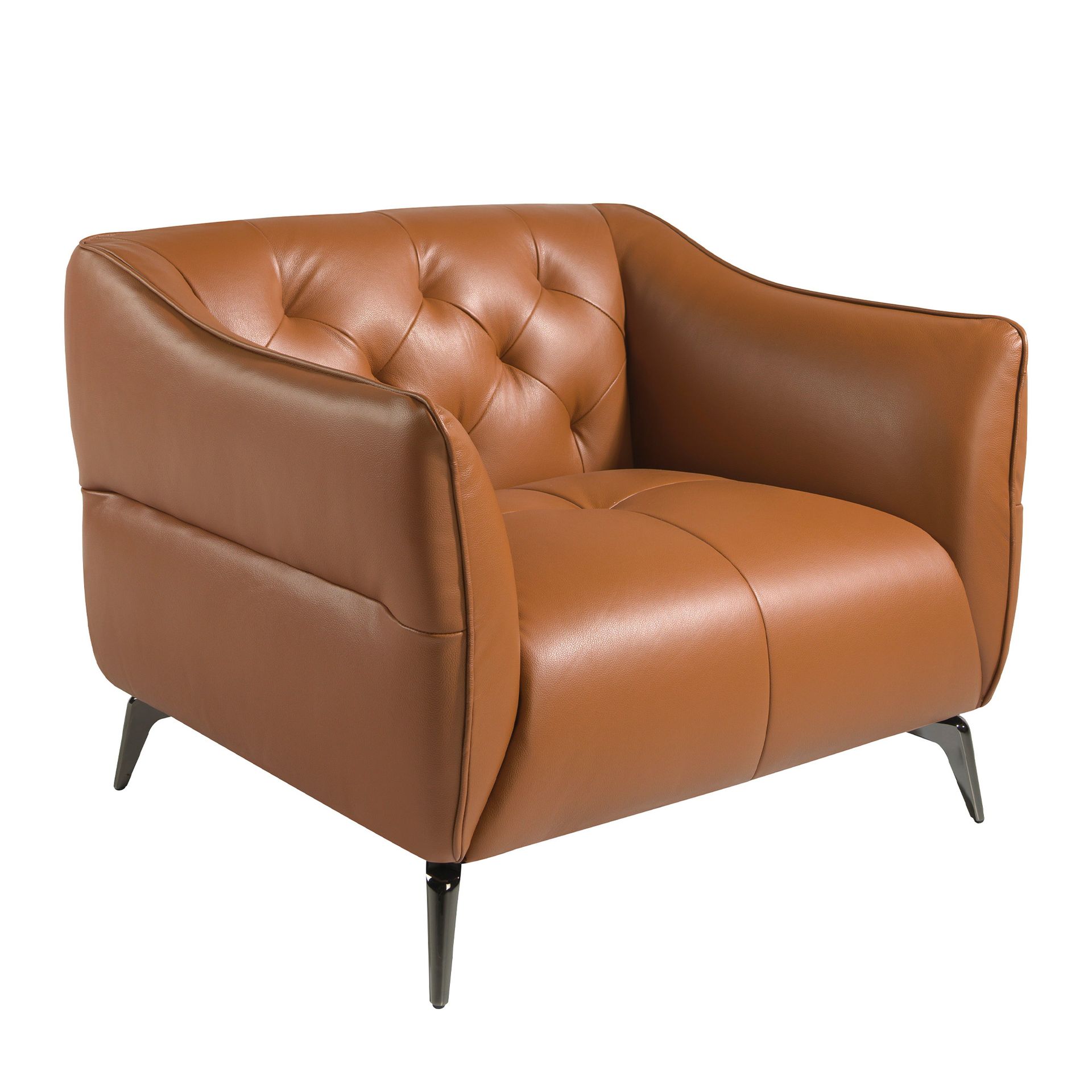 Кресло 5098/KF150-1P с кожаной обивкой капитоне Angel Cerda