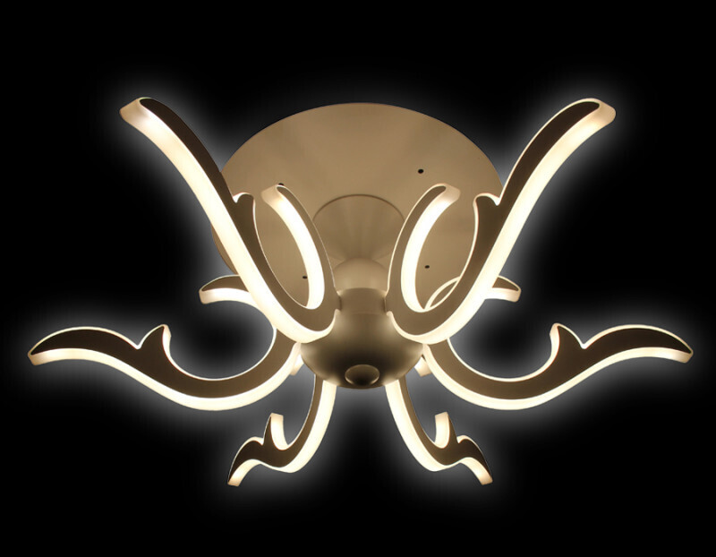 Накладная люстра Ambrella FK77/6 WH 200W D720