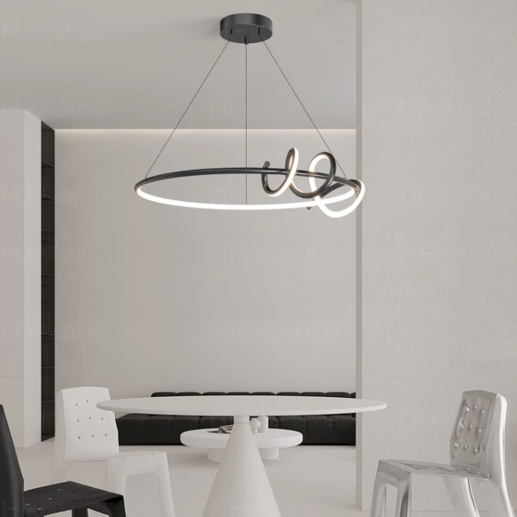 Кольцевая люстра RAFFEL D80 White by ImperiumLoft