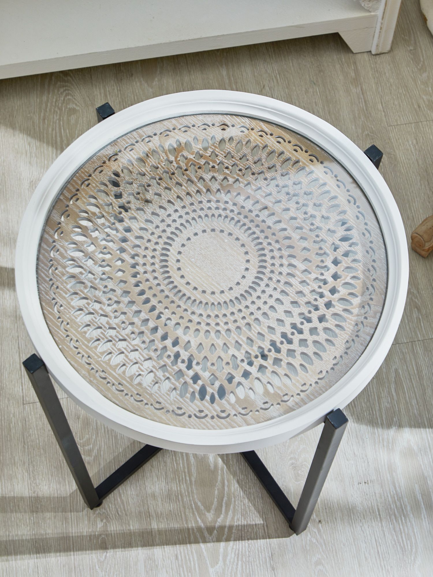 Столик кофейный Ажур Glasar 62-031