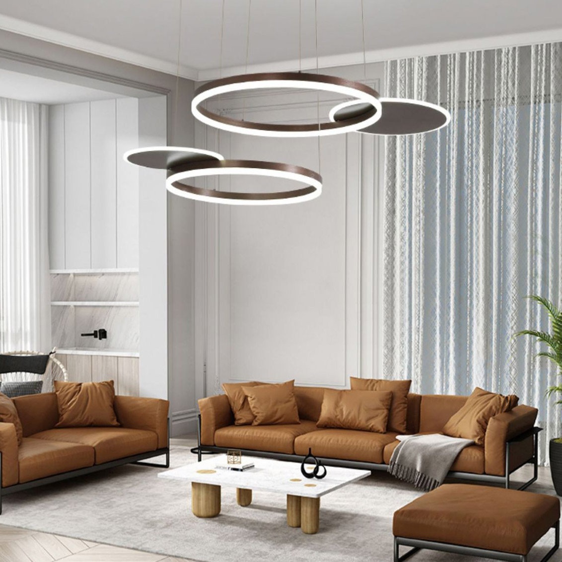 Подвесная люстра MEDEA CH D100 Copper 3000 4000 5000 by ImperiumLoft