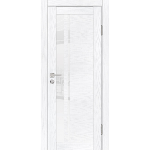 Межкомнатная дверь Graf PSM-8 белоснежный лакобель Дуб скай белый (2000 х 800)