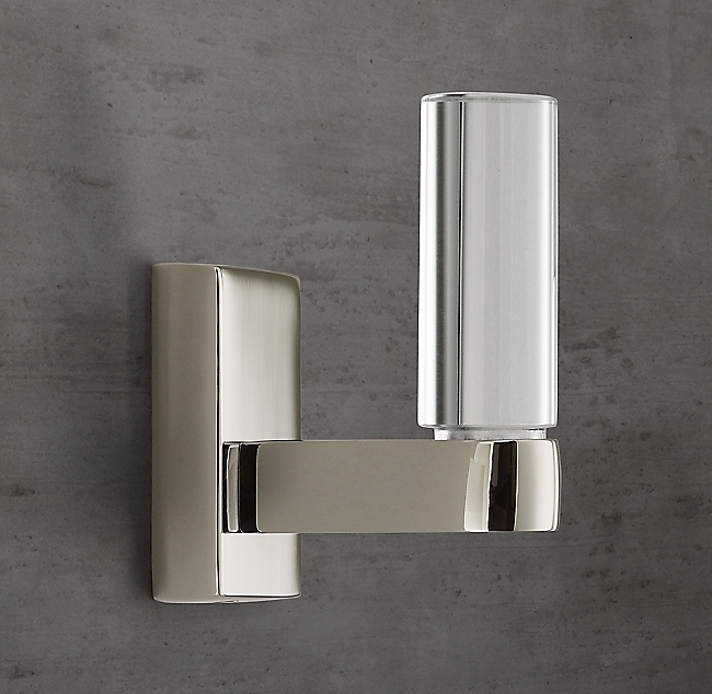 Крючок Restoration Hardware Lambeth Crystal Polished Nickel