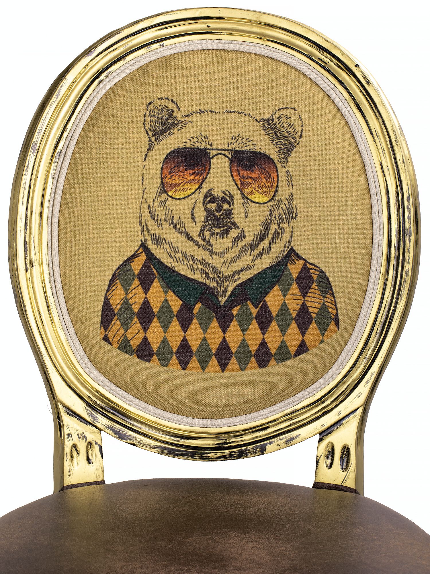 Стул Белый медведь Glasar 51-032