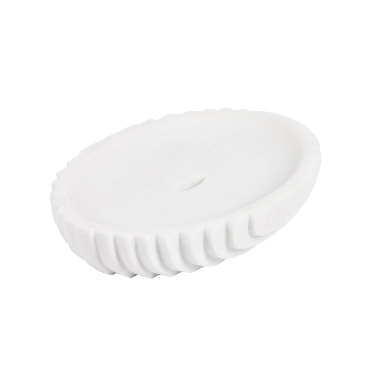 Мыльница из белого искусственного камня Ateneas La Forma (ex Julia Grup)