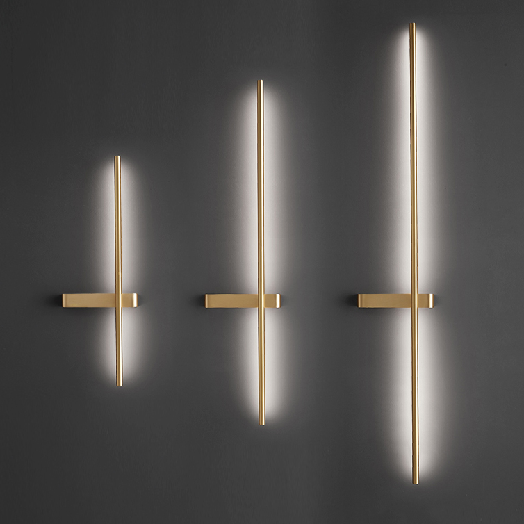 Настенный светильник GIA PAIR H120 Right Brass by ImperiumLoft