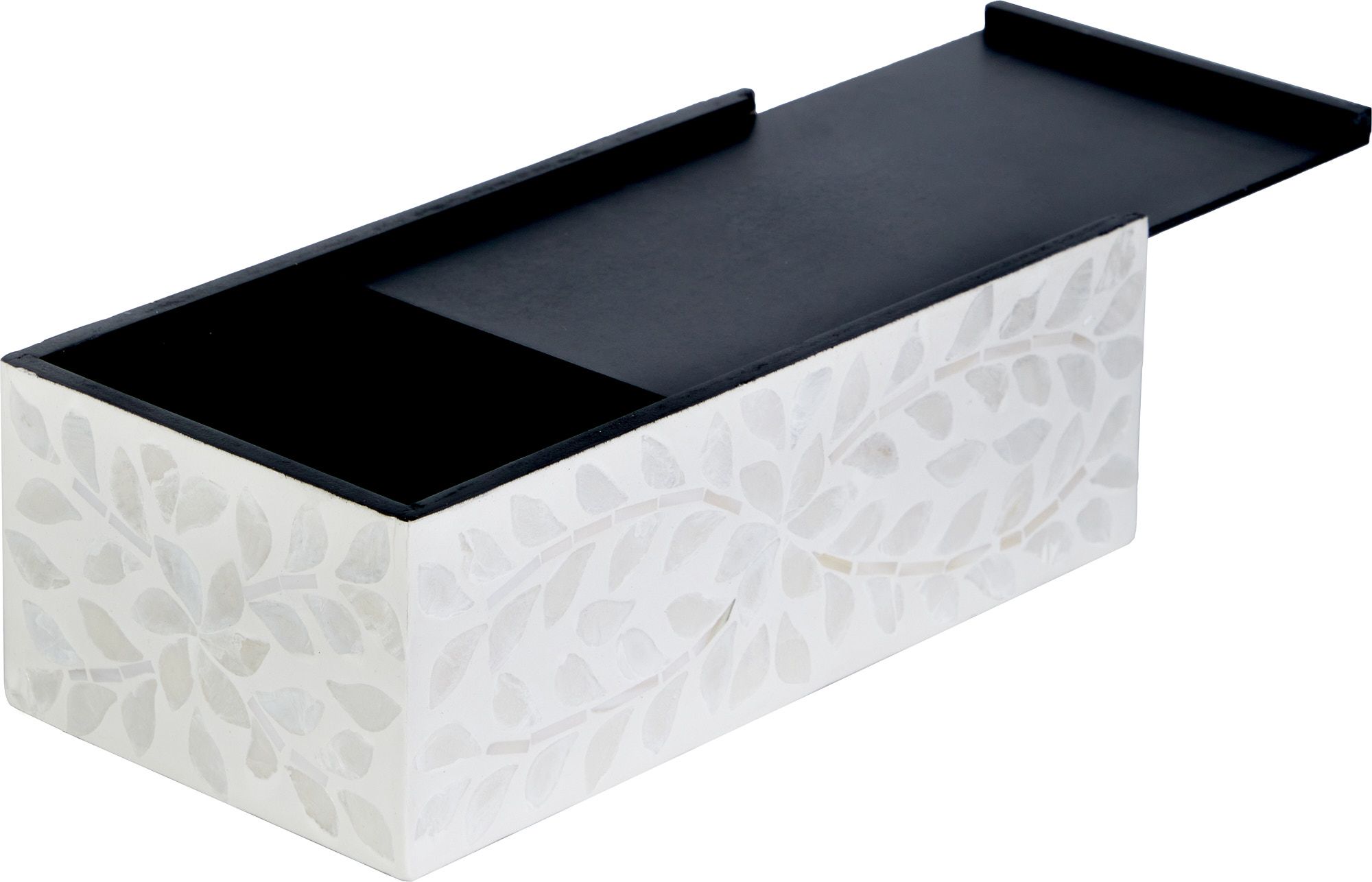 Салфетница с отделкой раковинами устриц Glasar 67-031