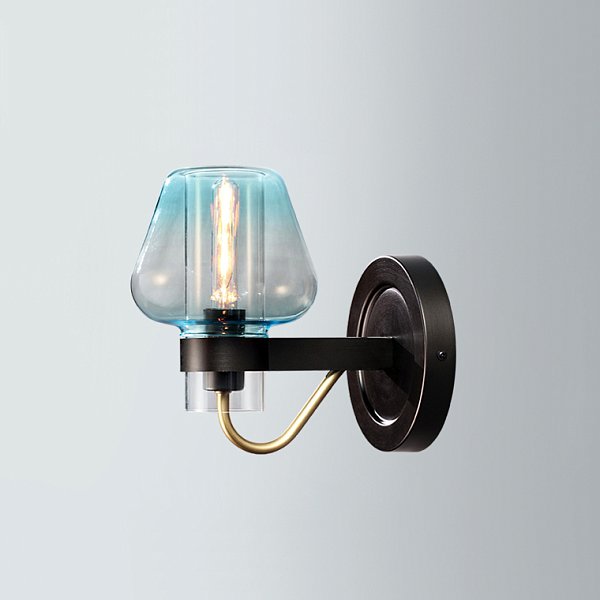 Бра MONTALEMBERT SCONCE BY Studios Черный, Голубой by ImperiumLoft