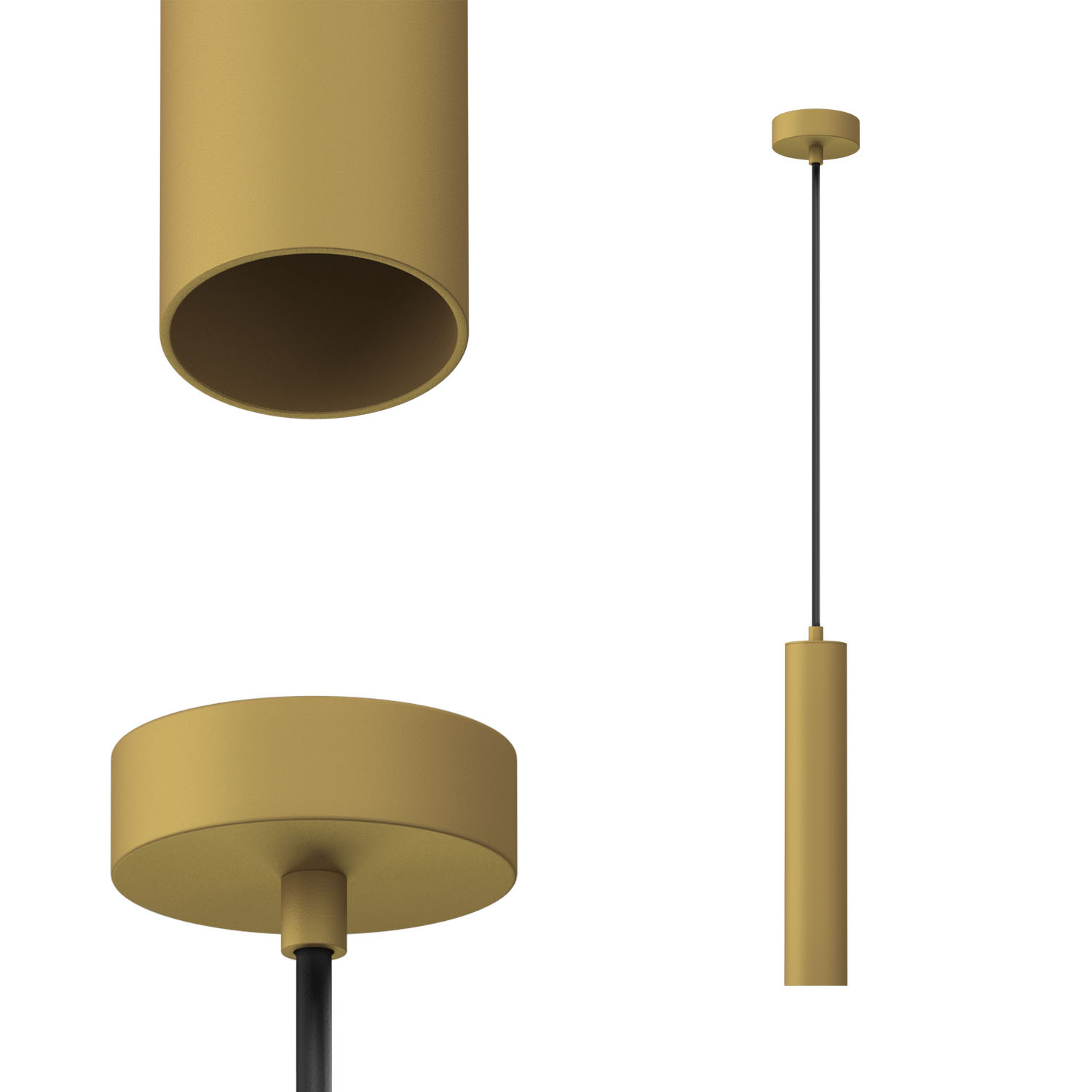 Подвесной светодиодный светильник Ledron MJ-1182 Gold