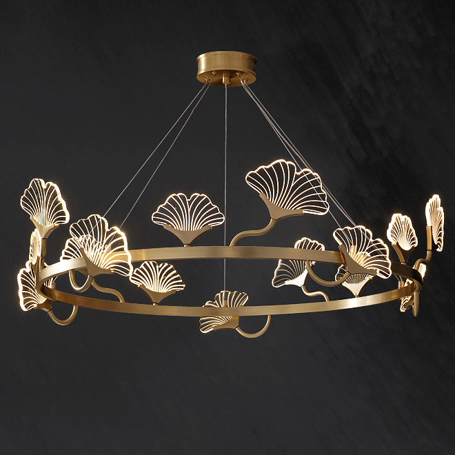 Светодиодная люстра с кольцевым каркасом SELVI B D100 by ImperiumLoft