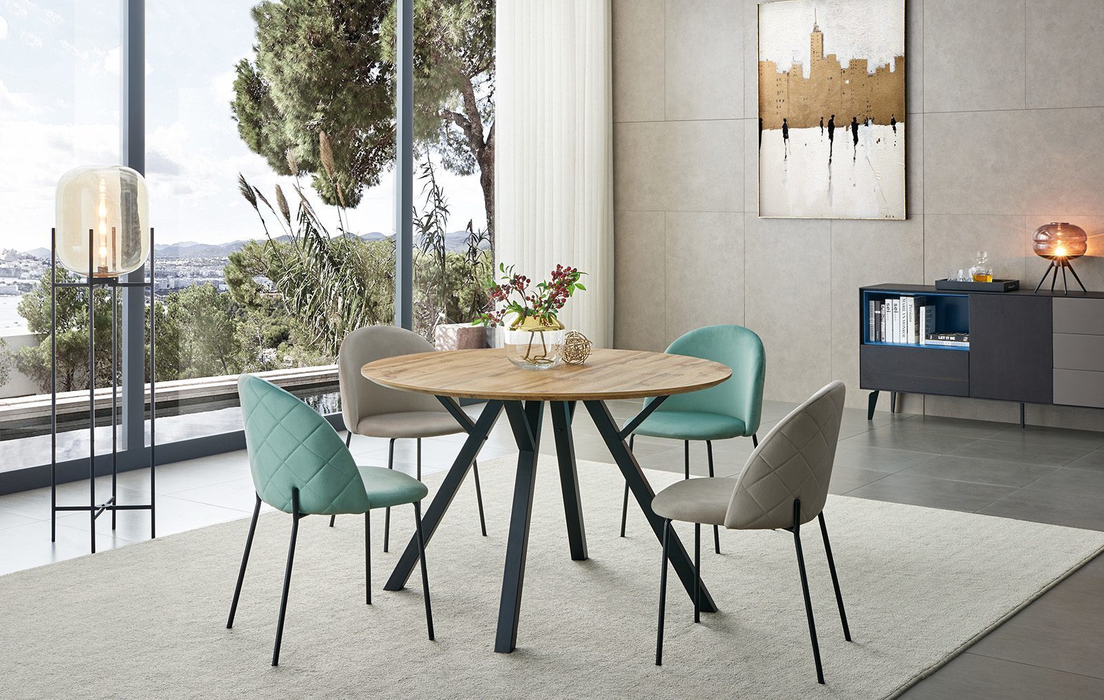 Стол Roberto 120 см, дуб Bradex Home FR 0635